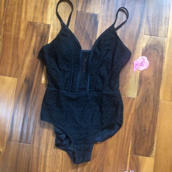 coral tropics plus size swimwear